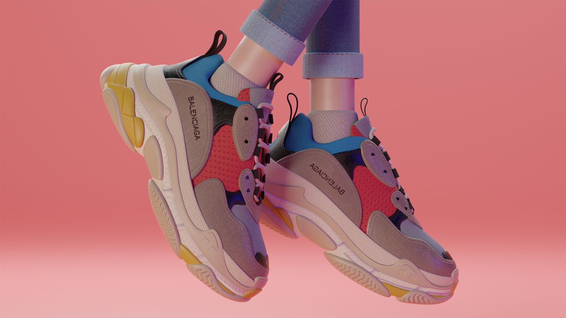 Toon Balenciaga Triple S